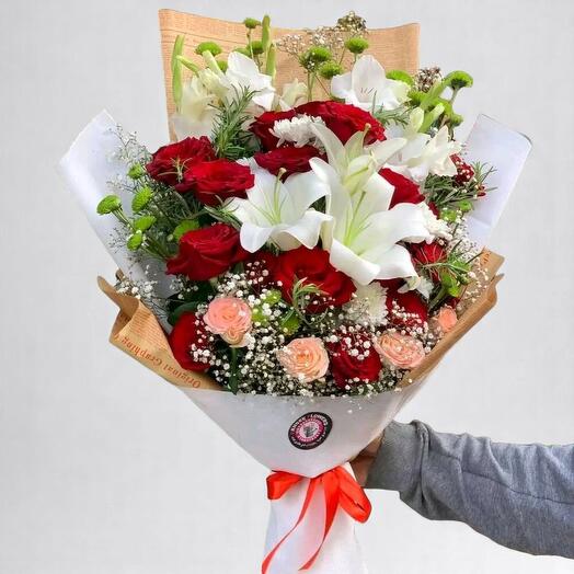 Mix luxurious bouquet