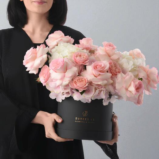 Коробка «Розовая Таффи» на годовщину