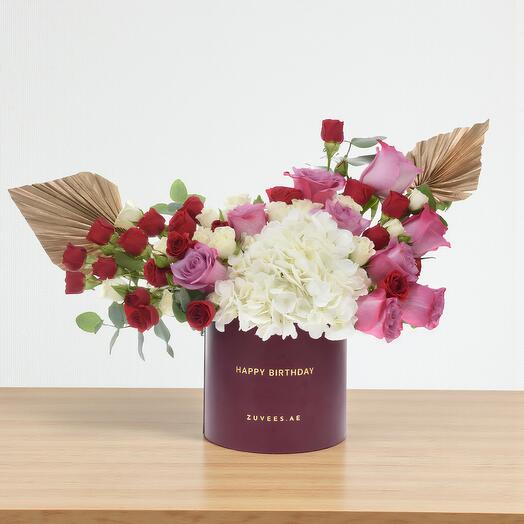 Цветочный бокс Oasis на день рождения