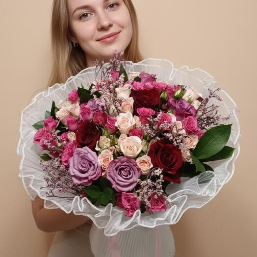 Crimson Charm Bouquet