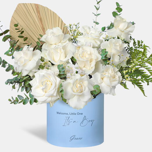 Bebé niño Grande Blanco Reverencia