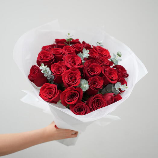 39 Classic Red Rose Romantic Luxury anniversary or Birthday Bouquet