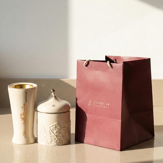 شمعة معطرة   مبخرة بخور