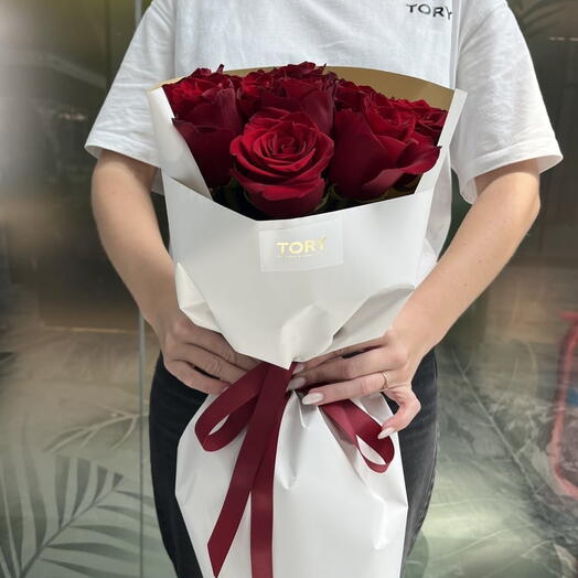 Ramo de 11 rosas rojas