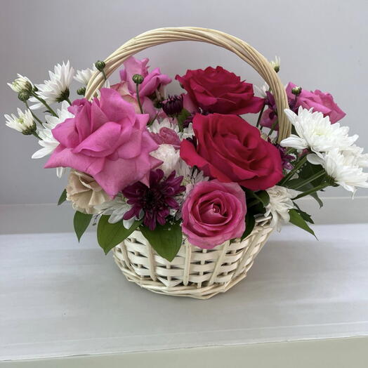 Pink Love Basket