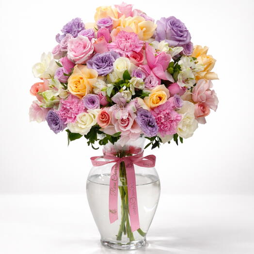 Blush Harmony Vase - 31 colourful mix vase