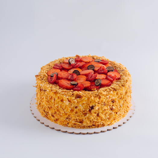 Gâteau aux amandes et aux baies