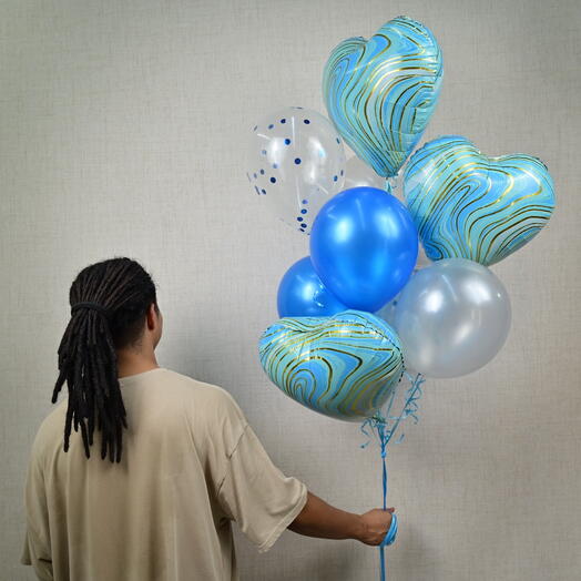Blue Balloon Set B-2044