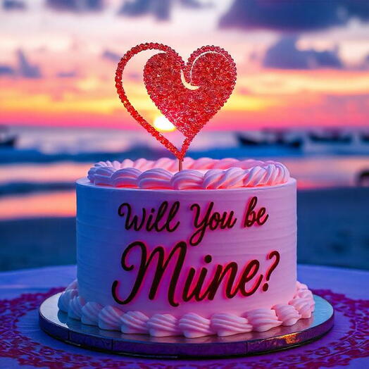 Торт «Будешь моей?» : Сдержи своё обещание в этот День святого Валентина