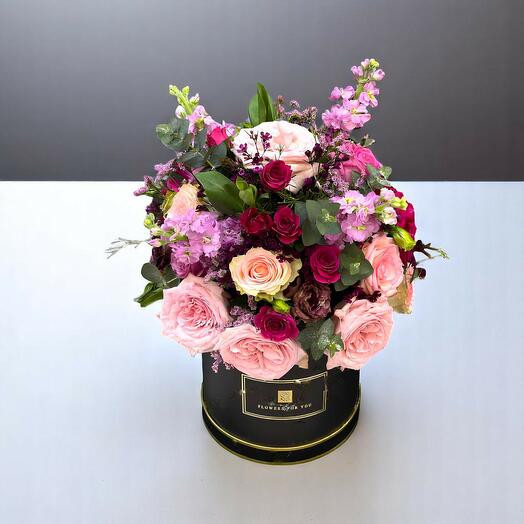 Розовая цветочная элегантность