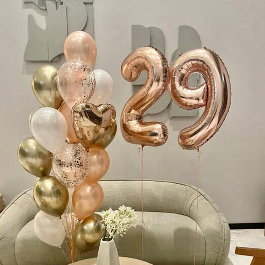 Luxurious congratulations Helium Balloon Set