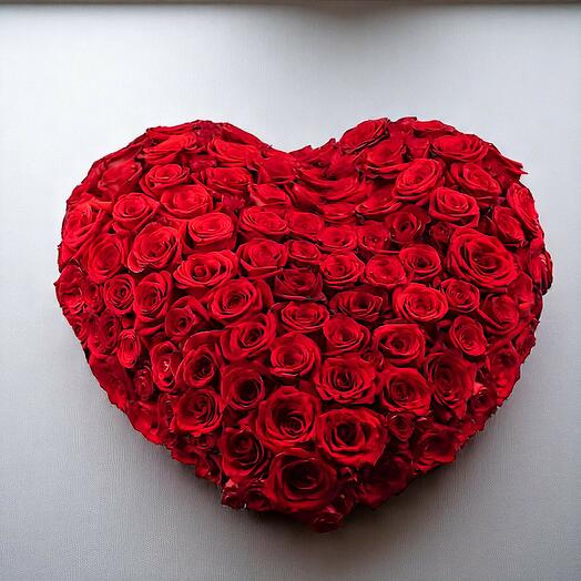 Heart of Red Roses