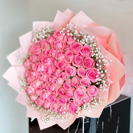 Pink Rose Bouquet Special Gift