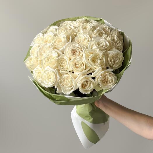 White roses (30 pcs)