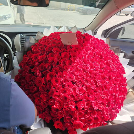 301 Bouquet de roses rouges