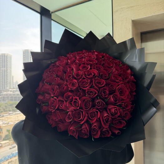 110 Red Rose Bouquet