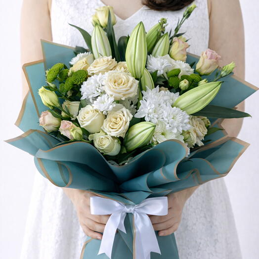 Emerald White Serenity