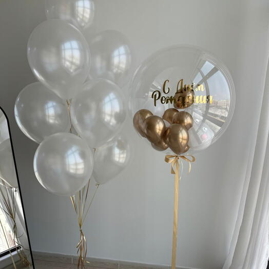 Customized Bubble balloon Set