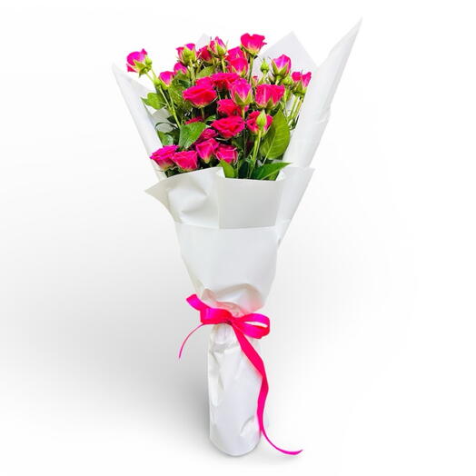 Нежно-розовый букет, 6 пучков