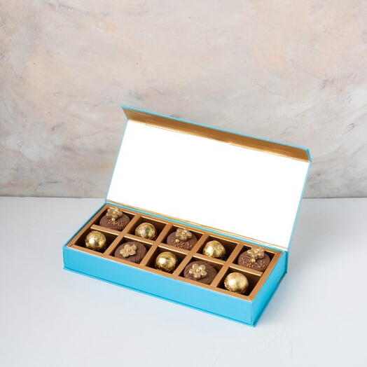 Trufas doradas y Oreos de chocolate con leche