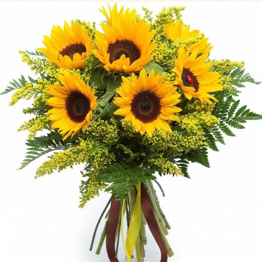Sunflower vase 003