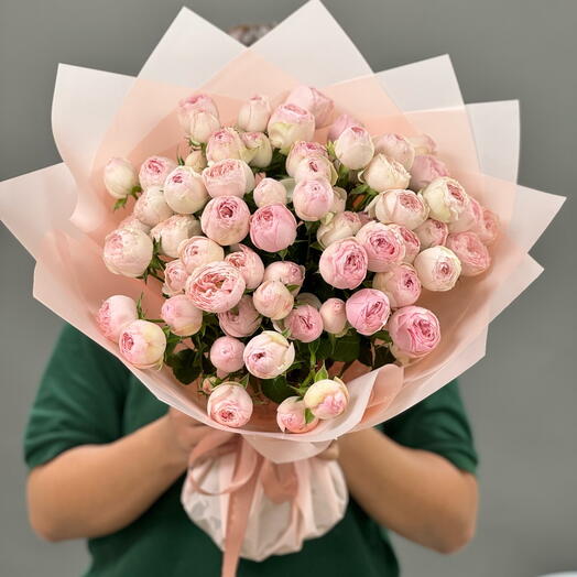 Peony rose bouquet Mansfield love