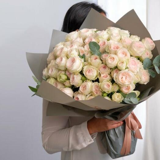 Luxury Cream Rose Bouquet