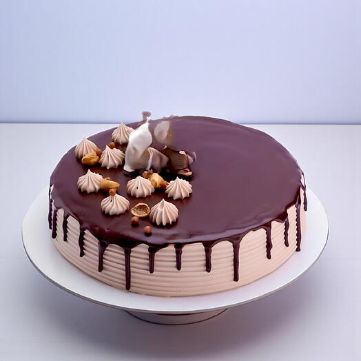 Роскошный торт Нутелла Дрим | Насыщенный шоколадный бисквит с кремовой сердцевиной Нутеллы | Заказать онлайн в ОАЭ