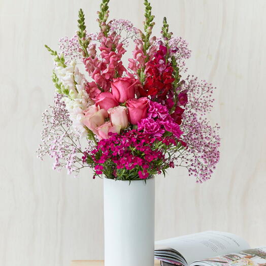 Morning vibes -Deliphinium Flower Arrangement