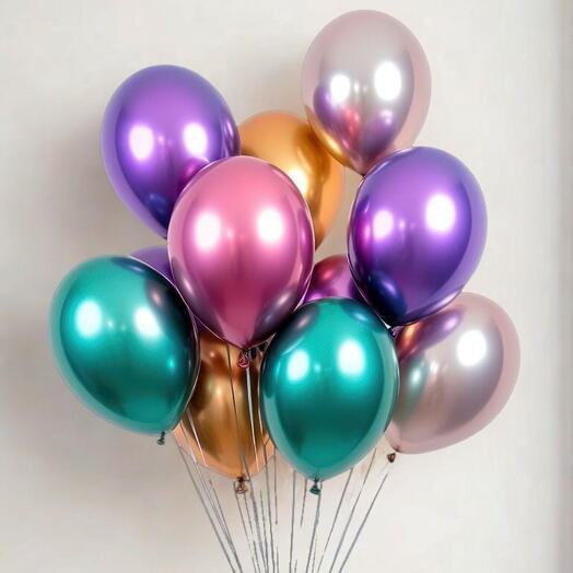 12 Vibrant Mix Balloon Set