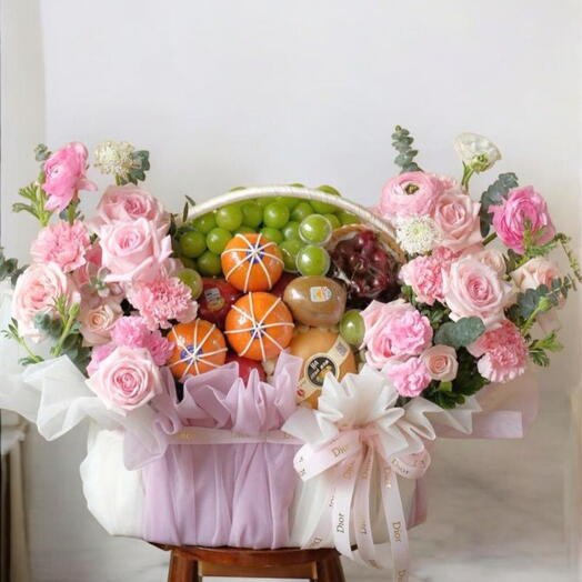 Fruity Florist специальная роскошная фруктово-цветочная корзина
