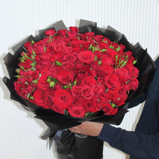 Sweetheart _ Luxurious Red Rose or Spray Red Rose Bouquet For Anniversary or Birthday