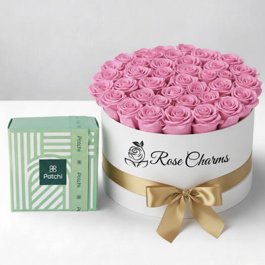 Blush Elegance | 41 Pink Roses Box