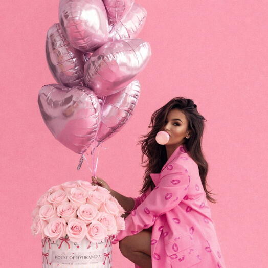 Цветы в коробке