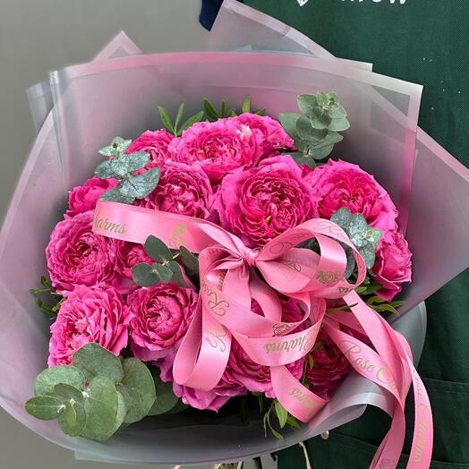 5 Peony Rose Bouquet