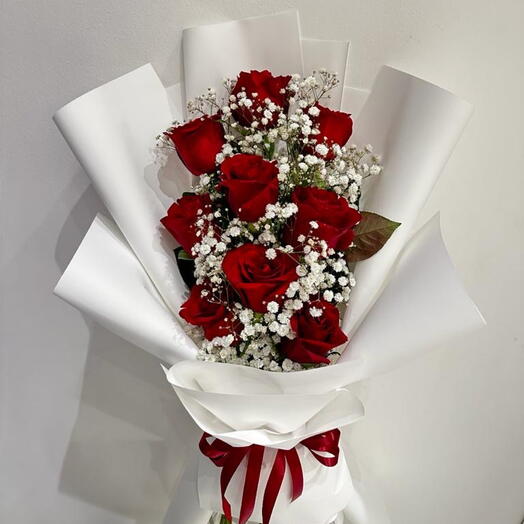 Red Perfection ( White Wrapping )