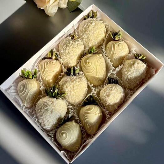 Strawberries White chocolate