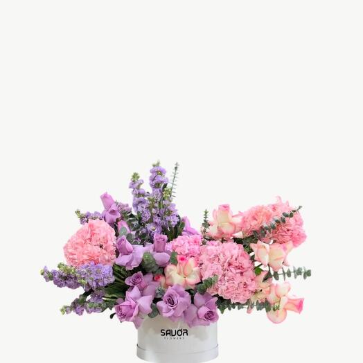 Цветы в коробке