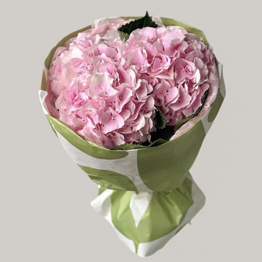 Pink hydrangeas (3 pcs)