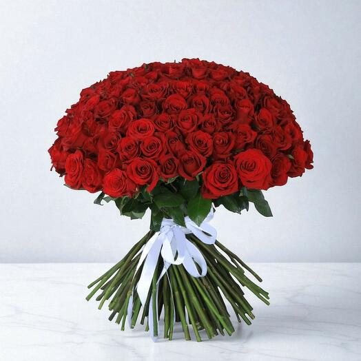 Red roses in love