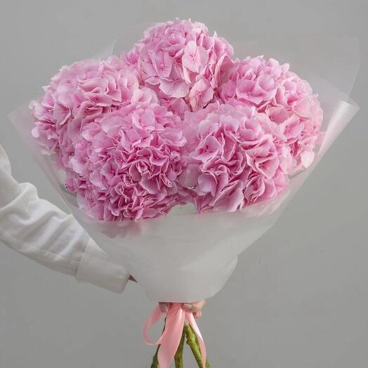 Pink Hydrangeas Bouquet