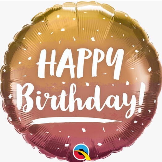 Globo metalizado Feliz cumpleaños 011