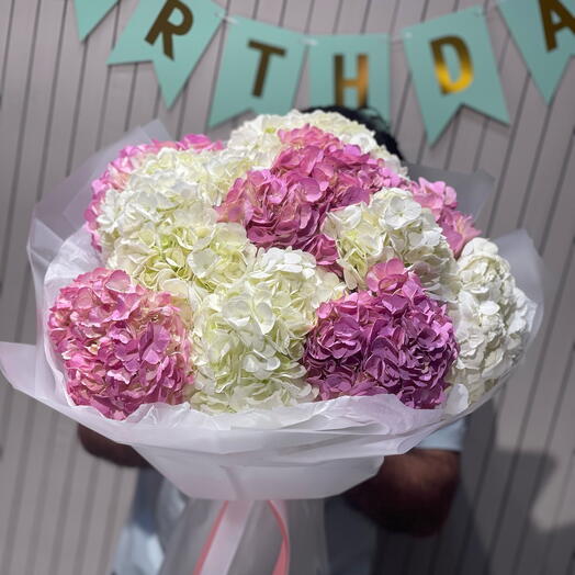 Микс гортензий