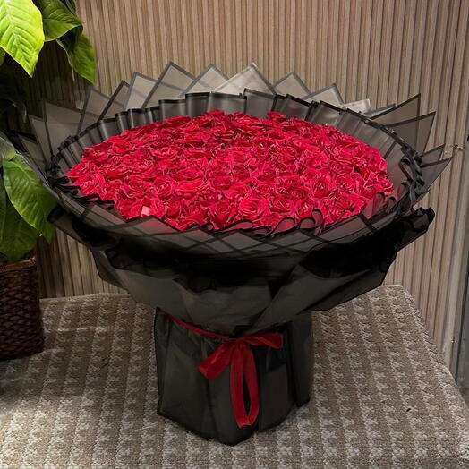 Ramo premium de 201 rosas rojas
