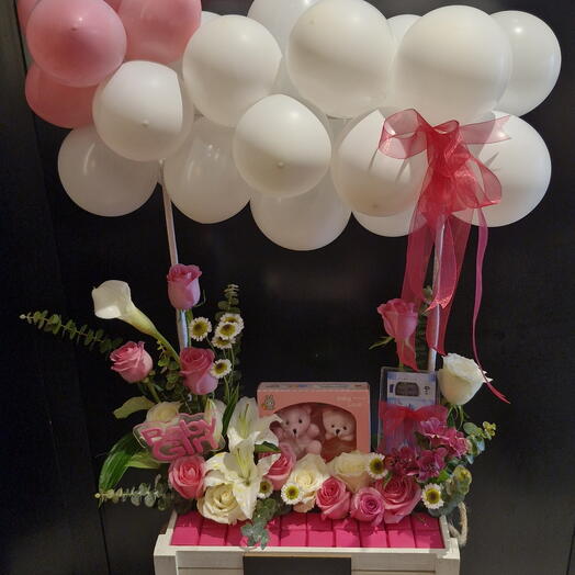 Пакет  оформления  для  девочки