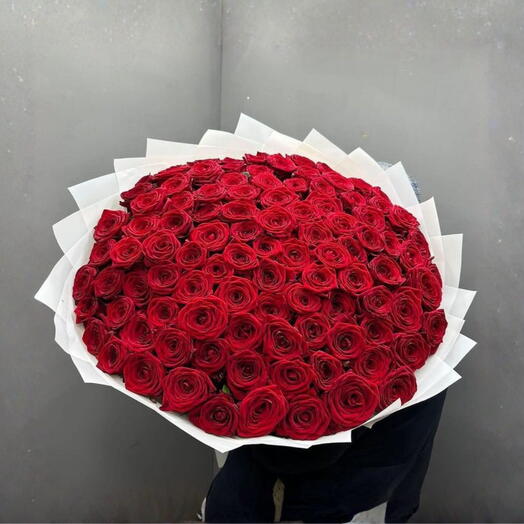 Ramo de 100 rosas para el Día de San Valentín