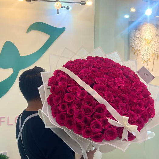 Вельвет Фуксия 100