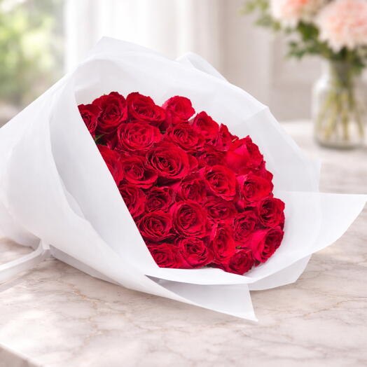 31 красная роза