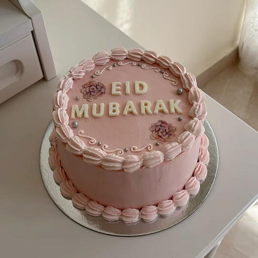 Delicious Eid Mubarak Cake, 1 KG