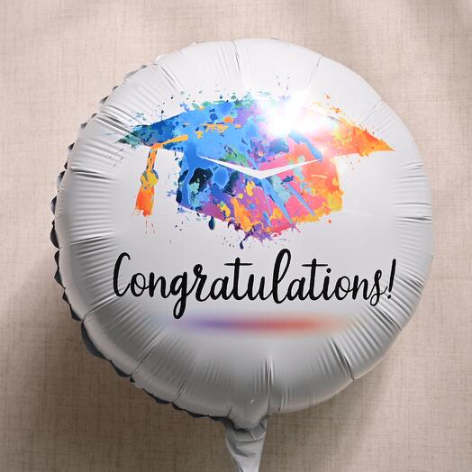 "Congratulations!" Graduation Foil Balloon-1 6740